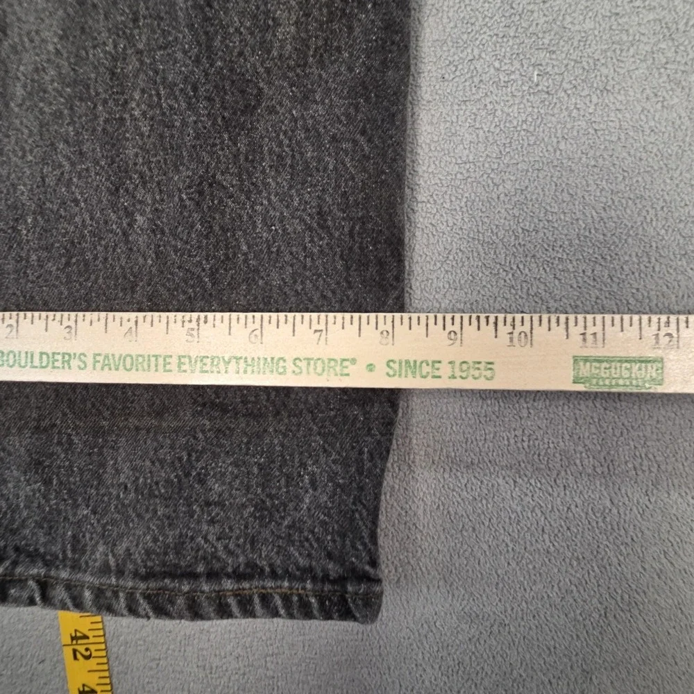 Vintage Levis 501 Jeans Mens Black Straight Button Fly USA Fits‎ 30x29